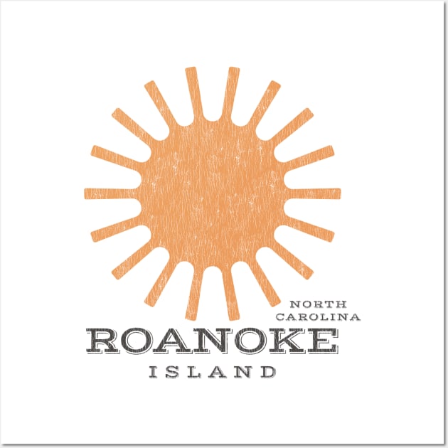 Roanoke Island, NC Summertime Vacationing Beachgoing Sun Wall Art by Contentarama